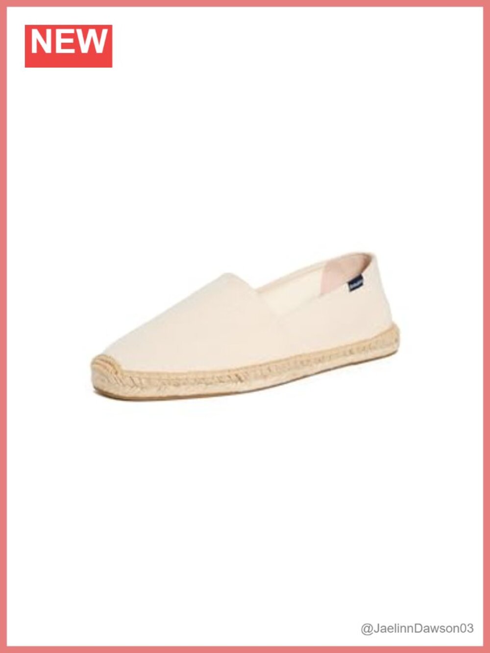 Espadrilles Slip On Braided Jute Midsole Rubber Sole